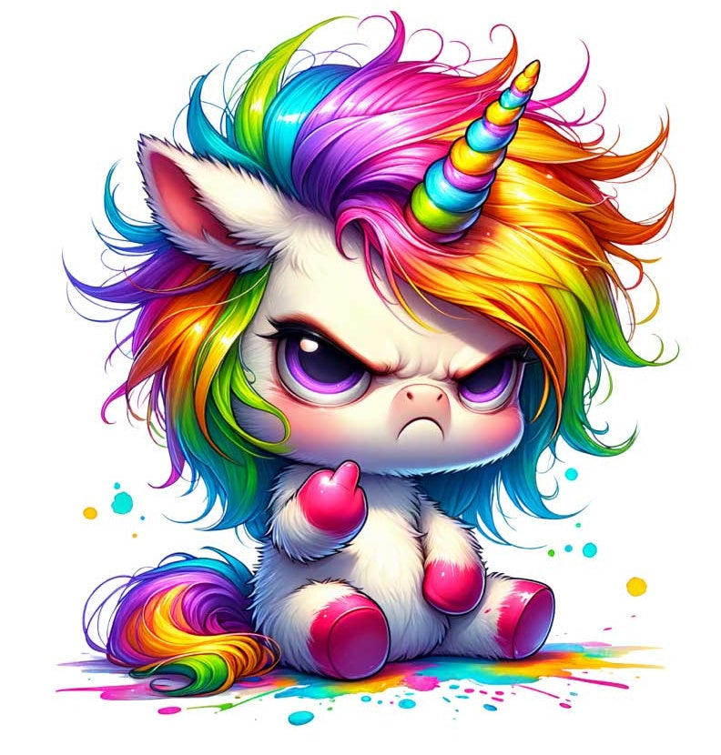 Motiv " Horbert das Einhorn " ArtNr.: TBL